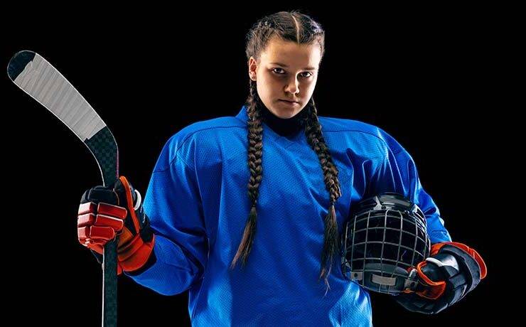 Girls vs Boys hockey