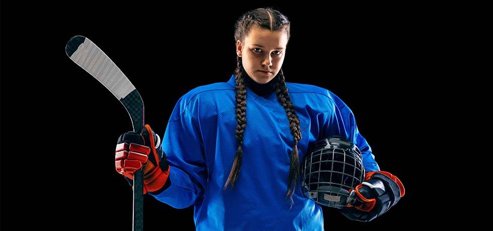 Girls vs Boys hockey