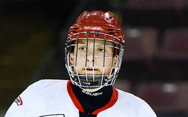 Michael Rasmussen at Okanagan Hockey Academy