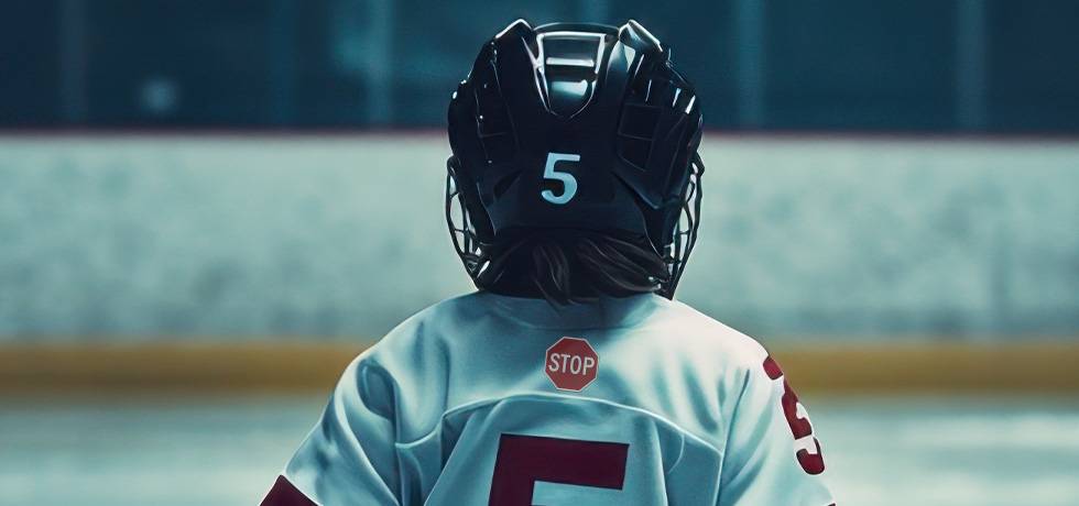 Is the stop sign on hockey jerseys working?